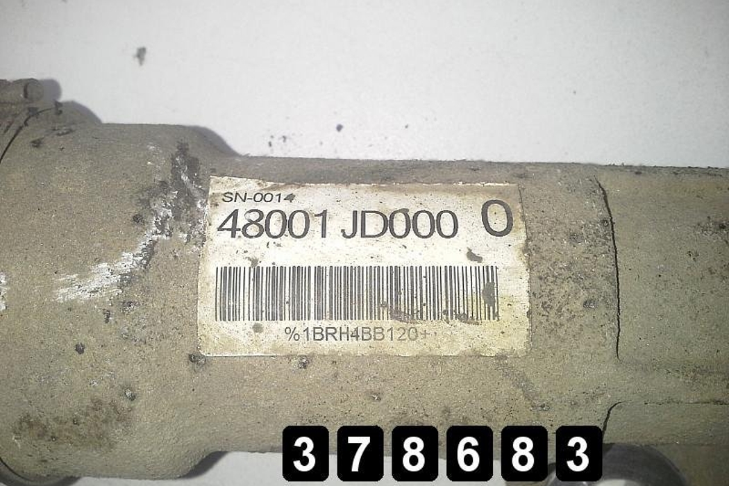 NISSAN Qashqai 1 generation (2007-2014) Steering Rack 28656676