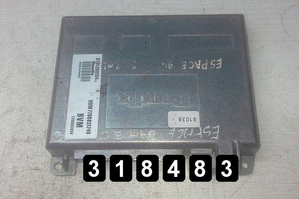 RENAULT Espace 2 generation (1991-1996) Блок керування двигуном ECU 28672807