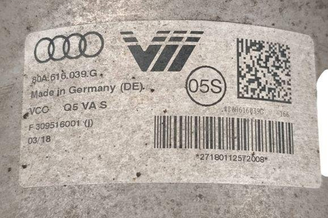 AUDI Q5 8R (2008-2017) Rear Left Air Shock Absorber 80A616039G,80A616039 30709884