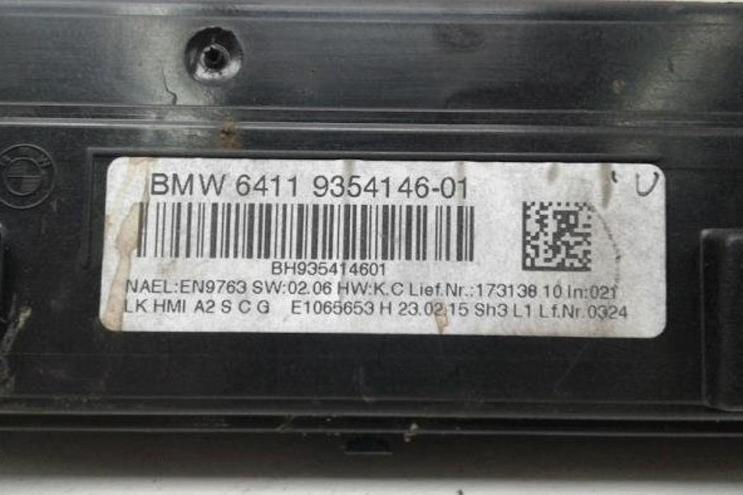 BMW 4 Series F32/F33/F36 (2013-2020) Klimata kontroles modulis 64119354146,9354146 17337599