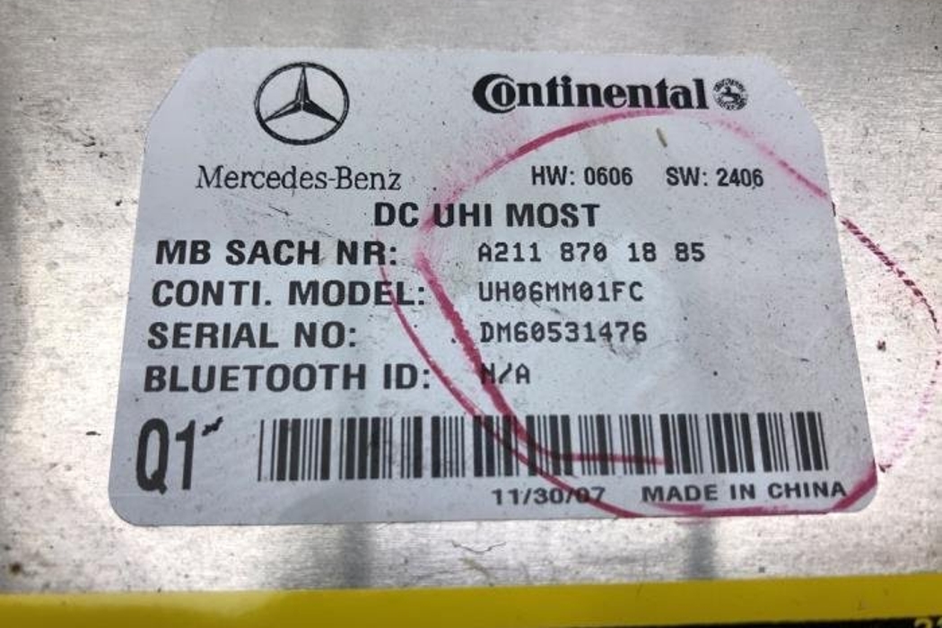 MERCEDES-BENZ M-Class W164 (2005-2011) Блок управления Bluetooth 29421973