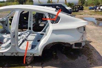 BMW X6 E71/E72 (2008-2012) Rear Left Quarter Panel 7182715 32245744