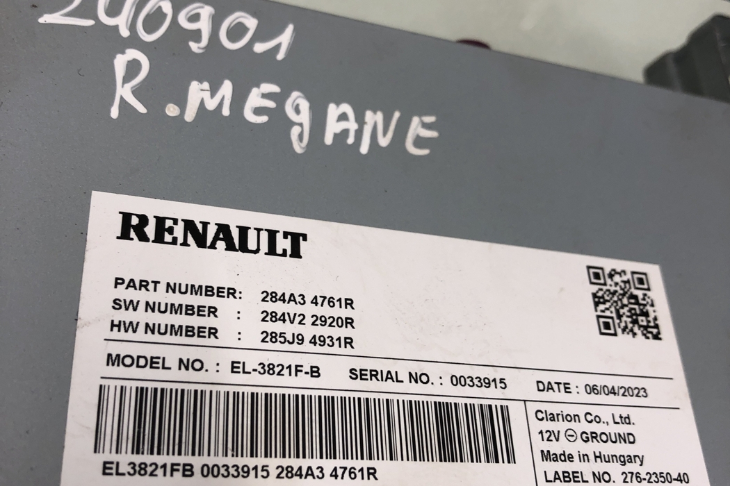 RENAULT Megane 4 generation (2016-2023) Sound Amplifier 284a34761r 27525207