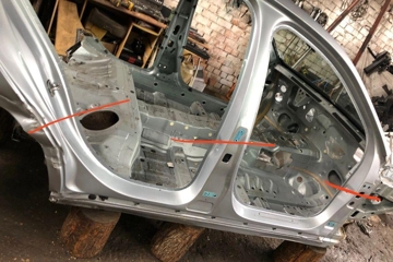 MERCEDES-BENZ C-Class W206 (2021-2023) Right Side Metallic Sideskirt Cover 32124993