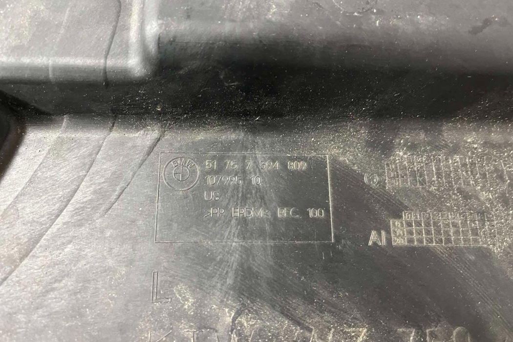 BMW X3 M F97 (2019-2023) Rear Left Bottom Protection 7394809 32390489