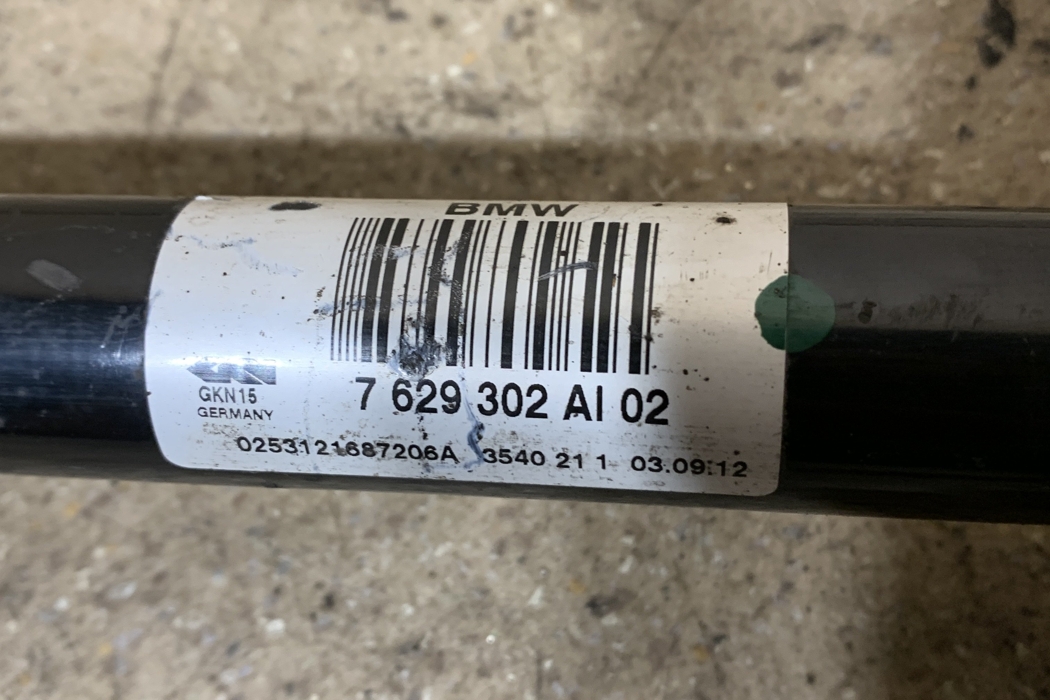 BMW 1 Series F20/F21 (2011-2020) Aizmugurējā labā pusass 7629302 30090273