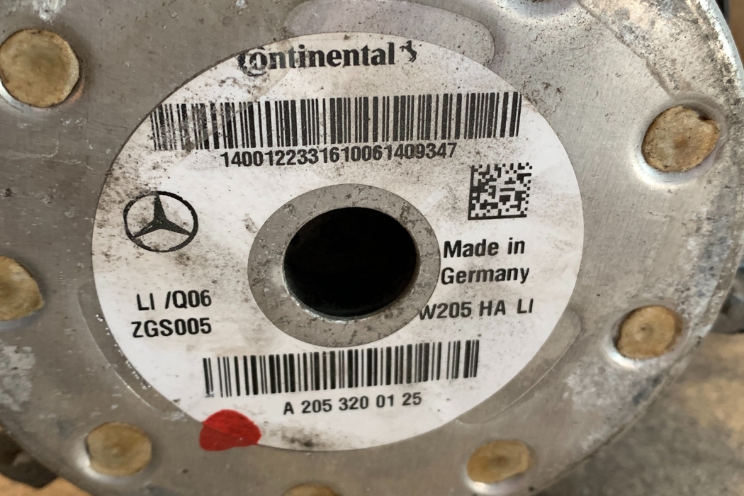 MERCEDES-BENZ E-Class W213/S213/C238/A238 (2016-2024) Aizmugurējais kreisais gaisa balstiekārtas spilvens a2053200125 30779353