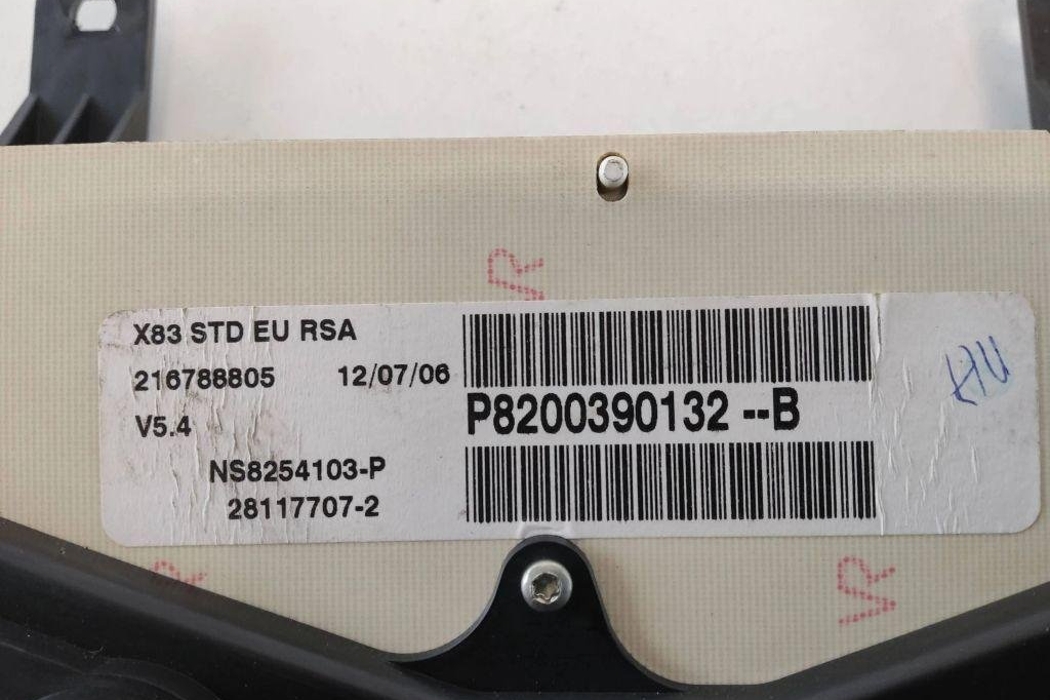 RENAULT Trafic 2 generation (2001-2015) Nopeusmittari P8200390132B,216788805 31922624