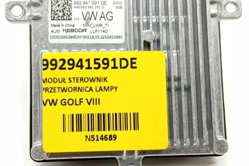 VOLKSWAGEN Golf 8 generation (2019-2023) Kreisā luktura regulēšanas motorīts 992941591DE 30931376