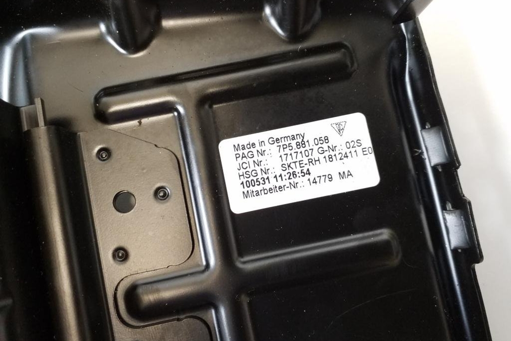 PORSCHE Cayenne 958 (2010-2018) Seat trim details 7P5881058,0390203389 27818793