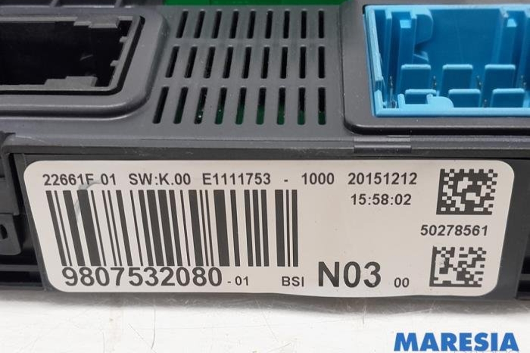 CITROËN C4 Cactus 1 generation (2014-2024) Motora vadības bloks 1612139180,9810336180,V29053205A,9800915880,9807532080,1612246480,1677650280 27521760