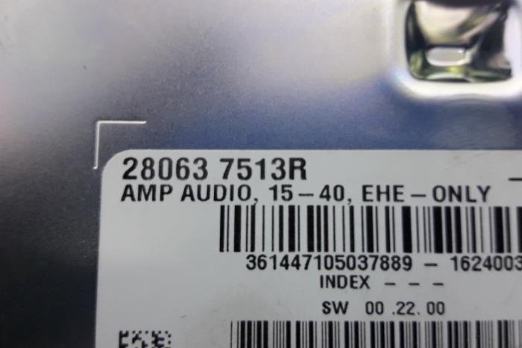 RENAULT Megane 4 generation (2016-2023) Sound Amplifier 280637513R,280632549R 27827752