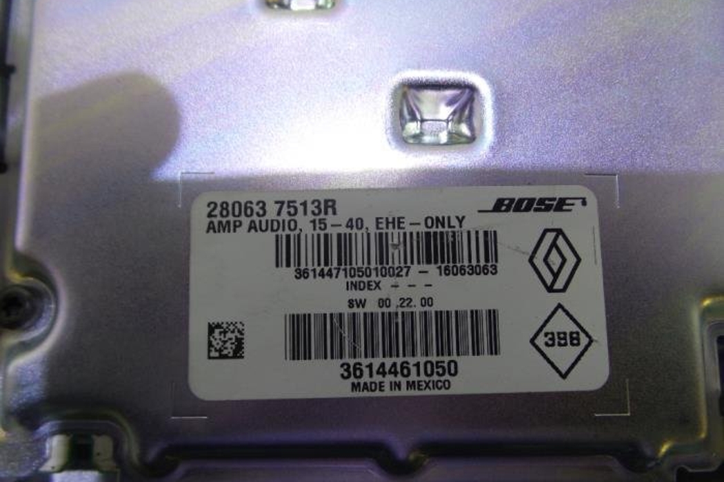RENAULT Megane 4 generation (2016-2023) Sound Amplifier 280637513R 27832223