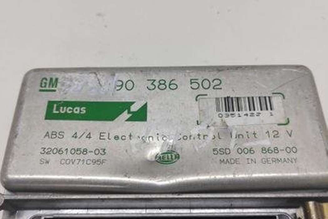 OPEL Tigra 1 generation (1994-2000) ABS vadības bloks 90386502,5SD00686800 22717357