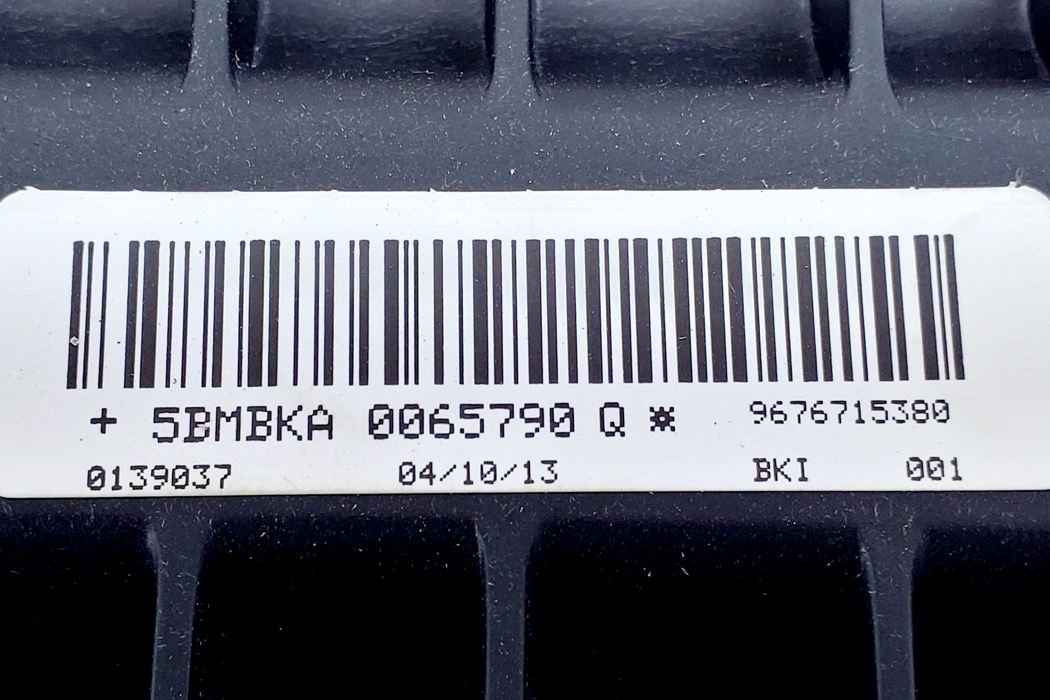 CITROËN C4 Picasso 2 generation (2013-2018) Vadības paneļa drošības spilvens SRS 9676715380 28033942