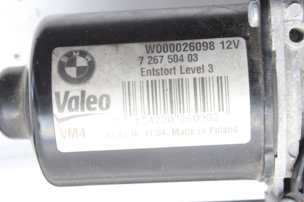 BMW 3 Series F30/F31 (2011-2020) Front Windshield Wiper Mechanism 7267504 30864609