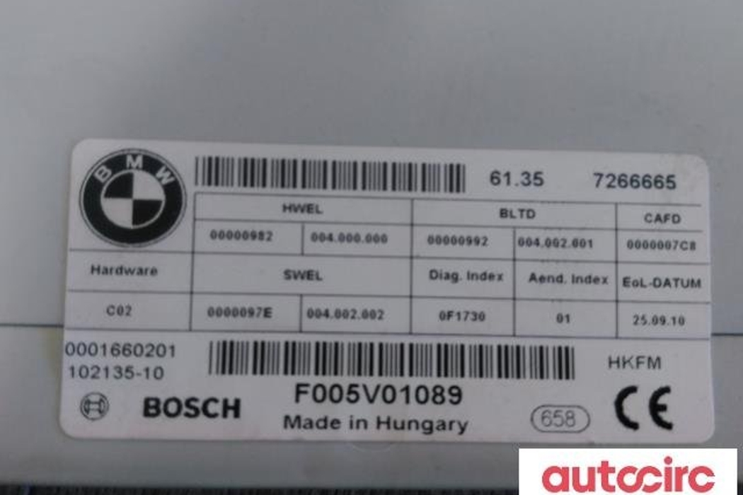 BMW 5 Series F10/F11 (2009-2017) Autmatic Bootlid Opening Kit 61357266665,102135-10,61357394651 30834900