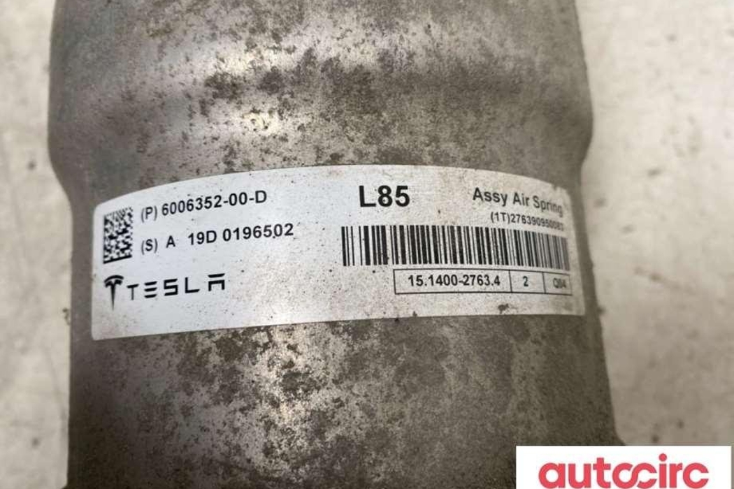 TESLA Model S 1 generation (2012-2024) Пневматическая подушка 6006352-00-d 30860352