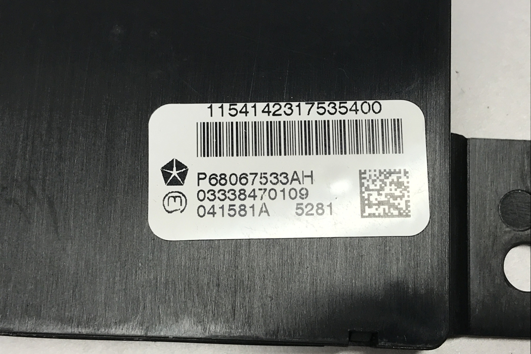 DODGE Charger LD (2010-2024) Keyless Control Unit 68067533ah 14701480