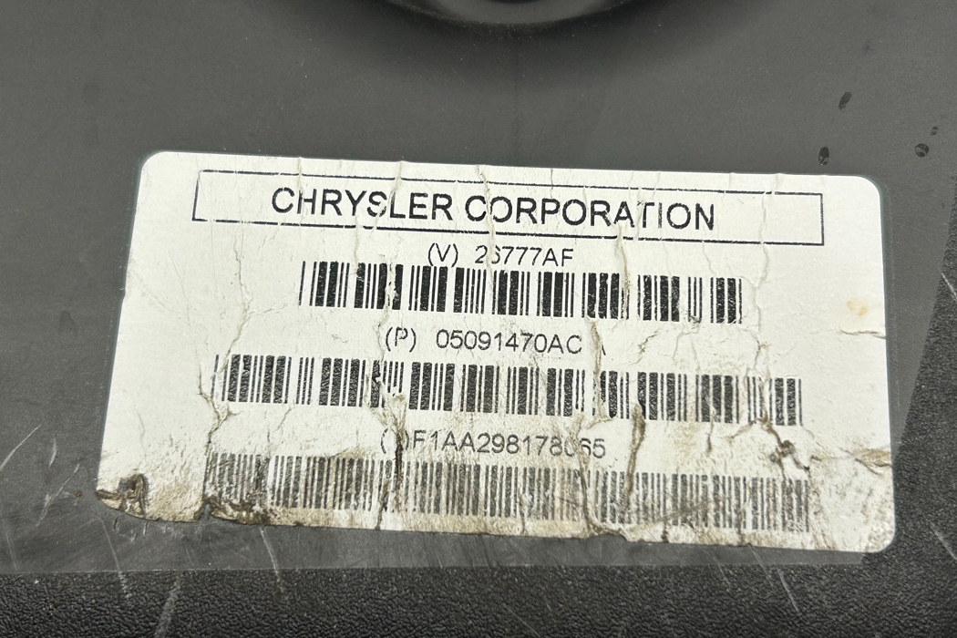 DODGE Charger LD (2010-2024) Subwoofer 05091470AC,P05091470AC 32063691