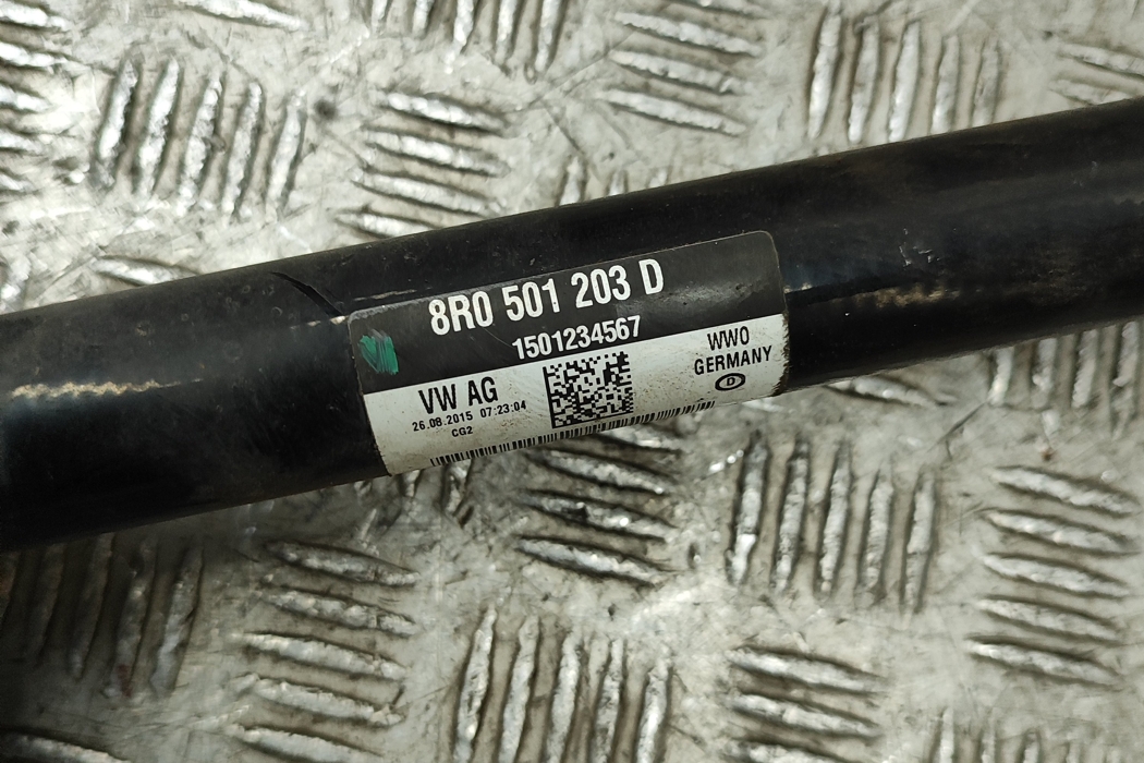 AUDI A6 C7/4G (2010-2020) Полуось задняя левая 8R0501203D 27308722