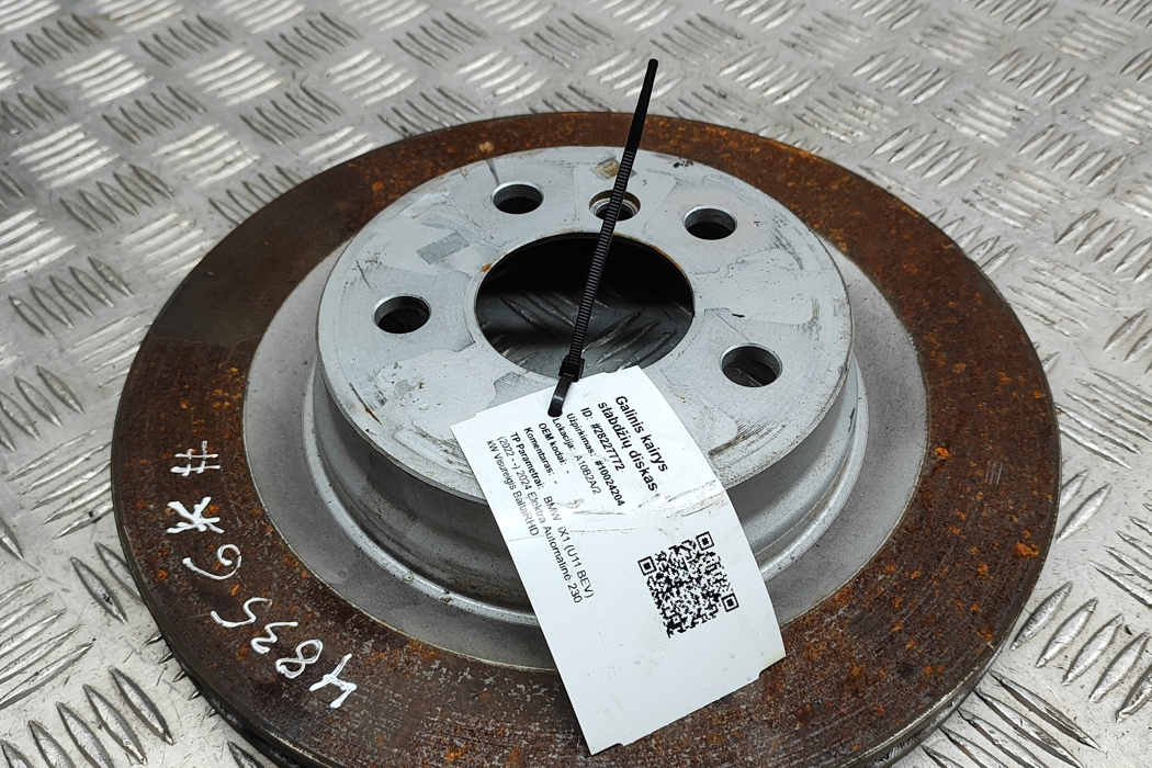 BMW C-Class W204/S204/C204 (2004-2015) Rear Left Brake Disc 6891086 28227772