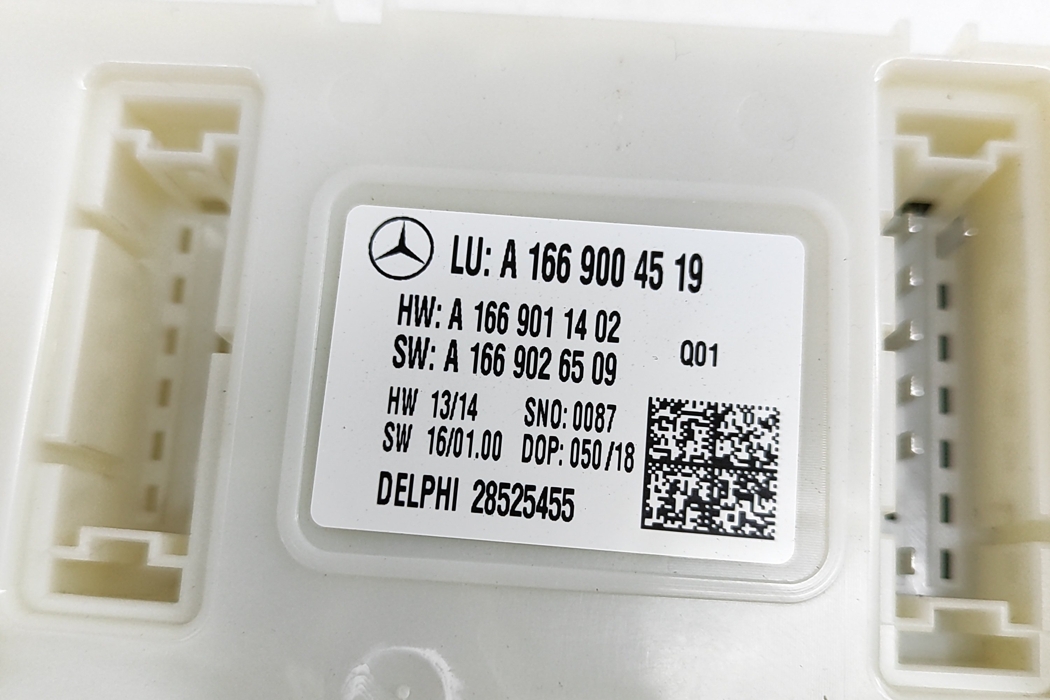 MERCEDES-BENZ GLE W166 (2015-2018) Блок управления Комфорт A1669004519,A1669011402,A1669026509,28525455 28240630