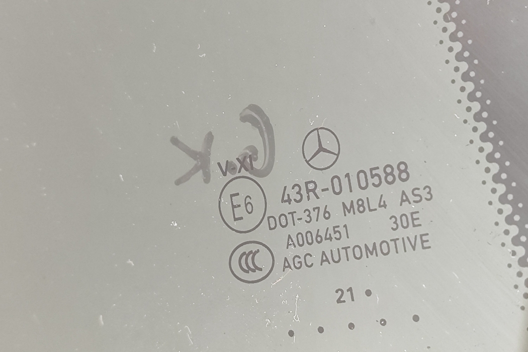 MERCEDES-BENZ GLS-Class X167 (2019-2024) Rear door left-hand window A1677301901,43R-010588 31799884