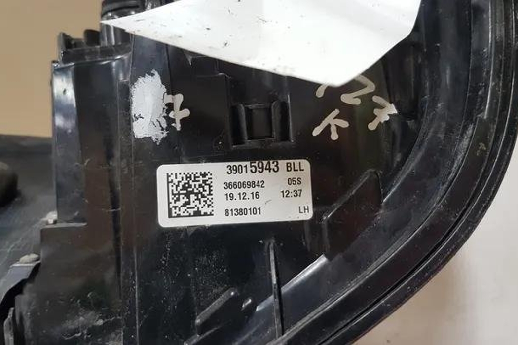 OPEL Astra K (2015-2021) Rear Left Taillight 39015943,366069842,81380101 27112693