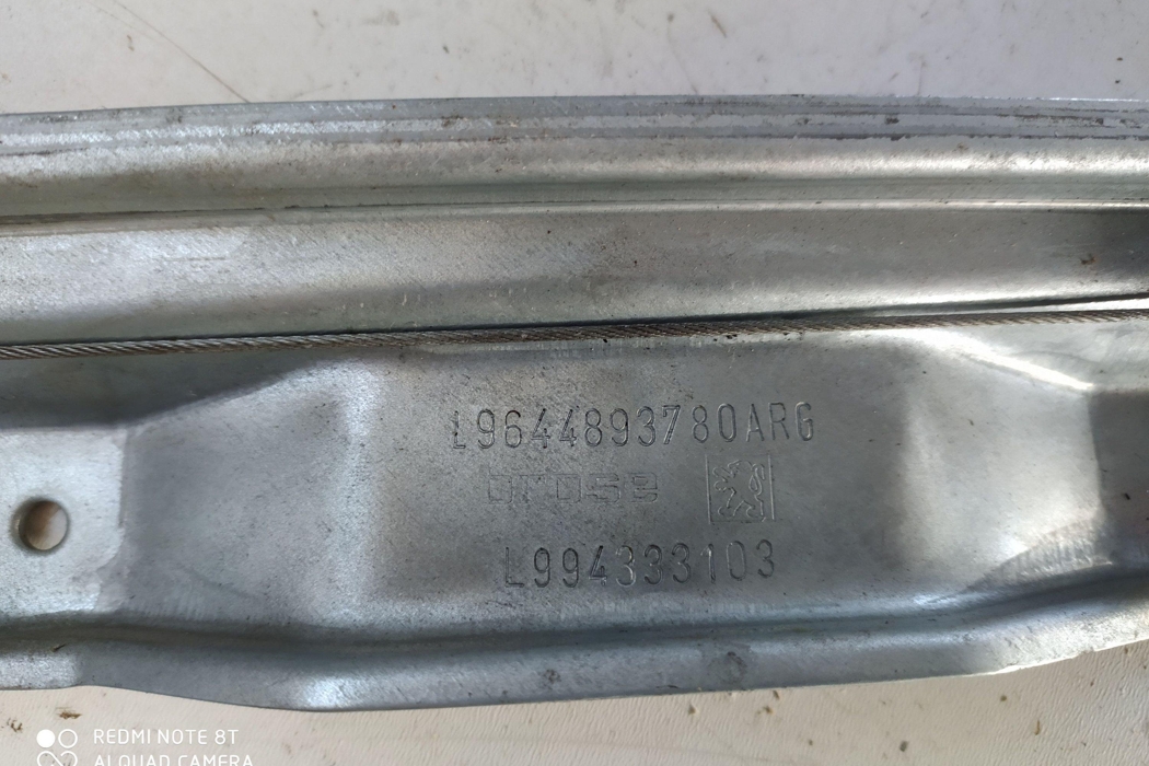 PEUGEOT 407 1 generation (2004-2010) Rear left door window lifter 9644893780 28605769