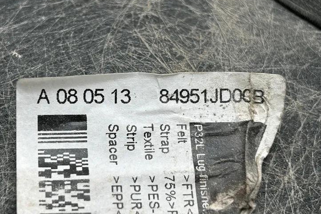NISSAN Qashqai 2 generation (2013-2023) Spare Wheel Section