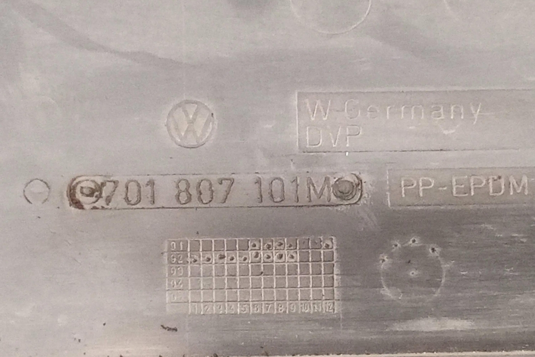 VOLKSWAGEN Multivan T5 (2003-2015) Priekšējais bamperis 701807101M 28720307
