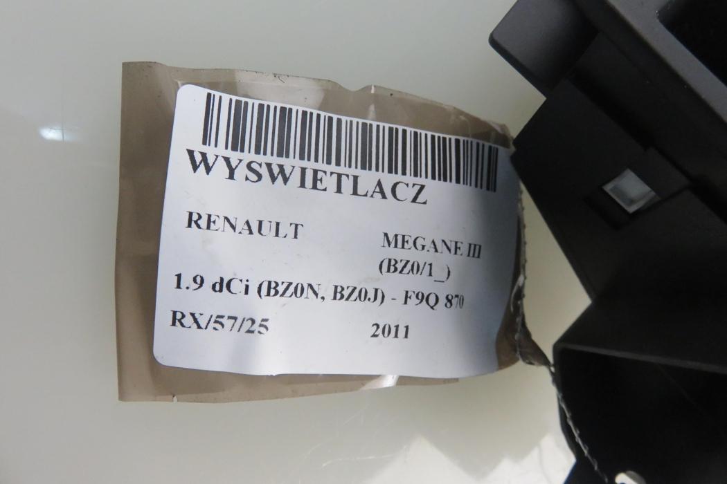 RENAULT Megane 3 generation (2008-2020) Navigācijas displejs 259150931R 29069626