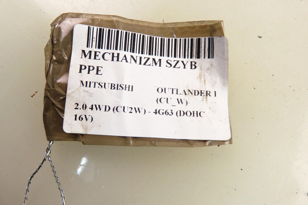 MITSUBISHI Outlander 1 generation (2001-2008) Front Right Door Window Regulator MR573886RH 30768892