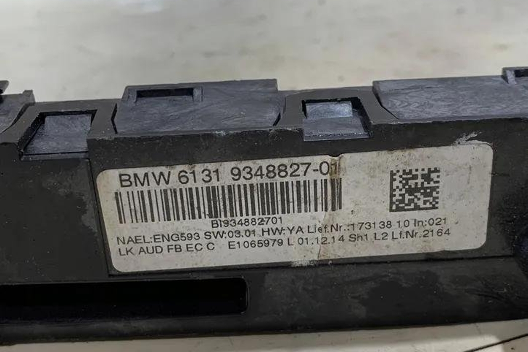BMW 3 Series F30/F31 (2011-2020) Navigācijas vadības poga 9348827 27220455