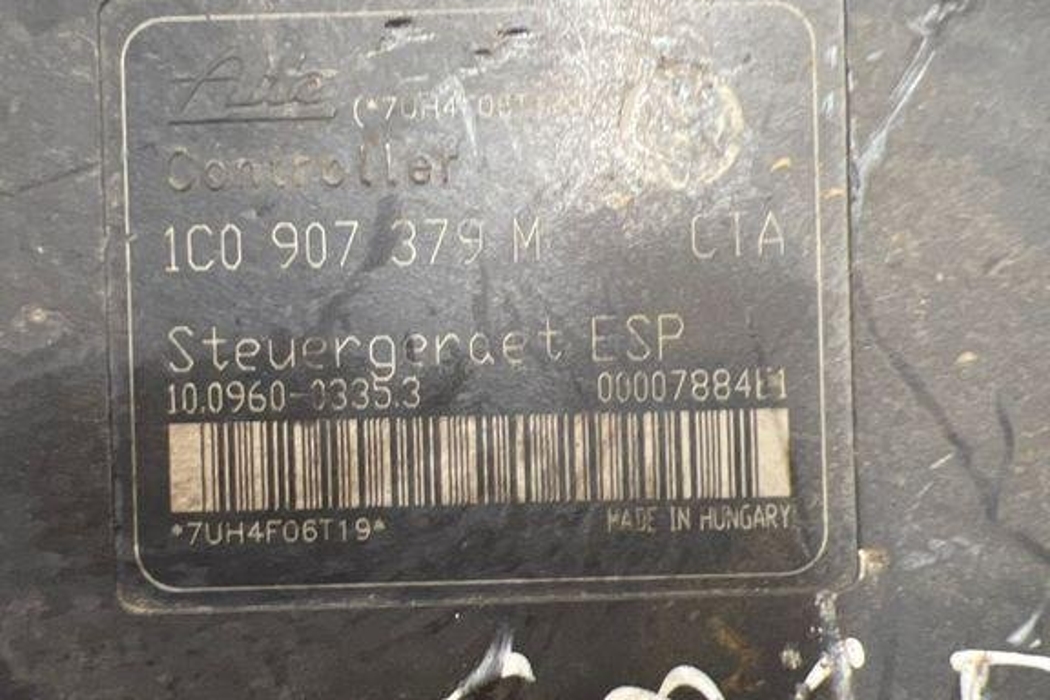 VOLKSWAGEN Golf 8 generation (2019-2023) ABS Pump 1C0907379M,10096003353,00007884E1 32325271