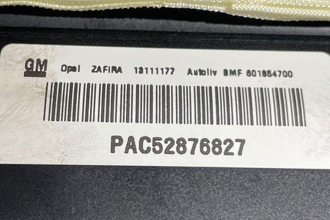 OPEL Zafira B (2005-2010) Airbag SRS na prístrojovej doske PAC52876827,13111177 32368877