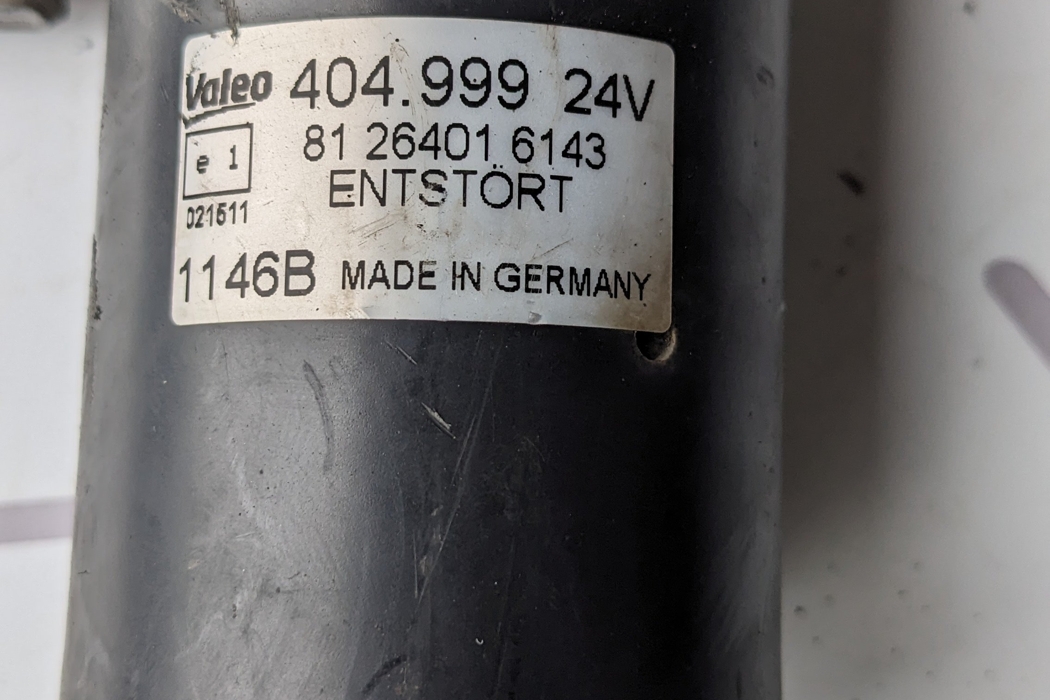 MAN TGA (2000-present) Motor stierača 81264016143,404999,Valeo 32100732