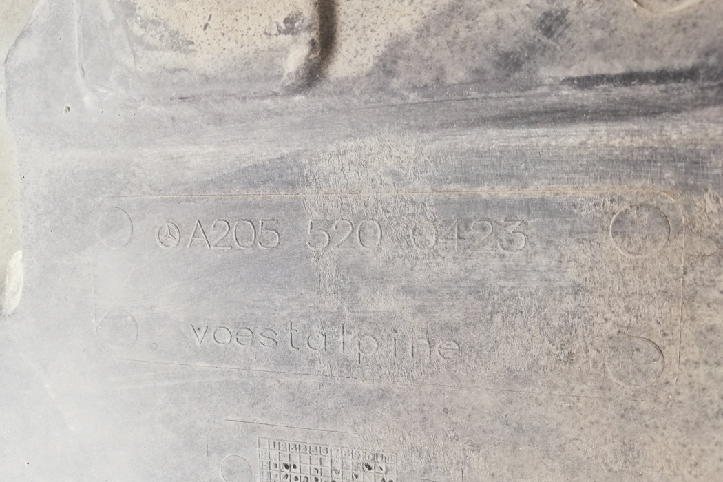 MERCEDES-BENZ C-Class W205/S205/C205 (2014-2023) Aizmugurējais vidējais apakšējais aizsargs A2055200423 15417475