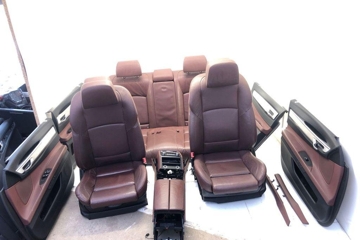 BMW 7 Series F01/F02 (2008-2015) Interiérové sedadlá s kitom dverí 32206157