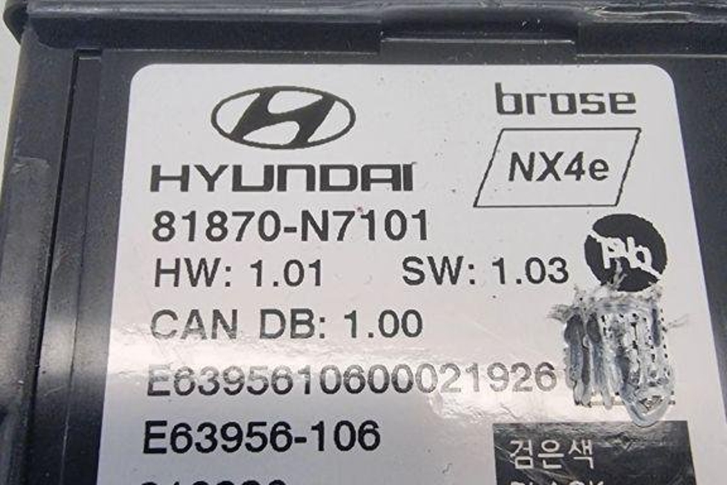 HYUNDAI Tucson 4 generation (2020-2023) Citau veidu vadības bloki 81870N7101,210926,E63956106 32290948